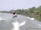 fred wakeboard at the river